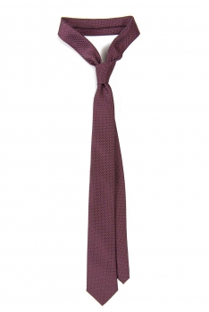 Cravata poliester tesut grena print geometric